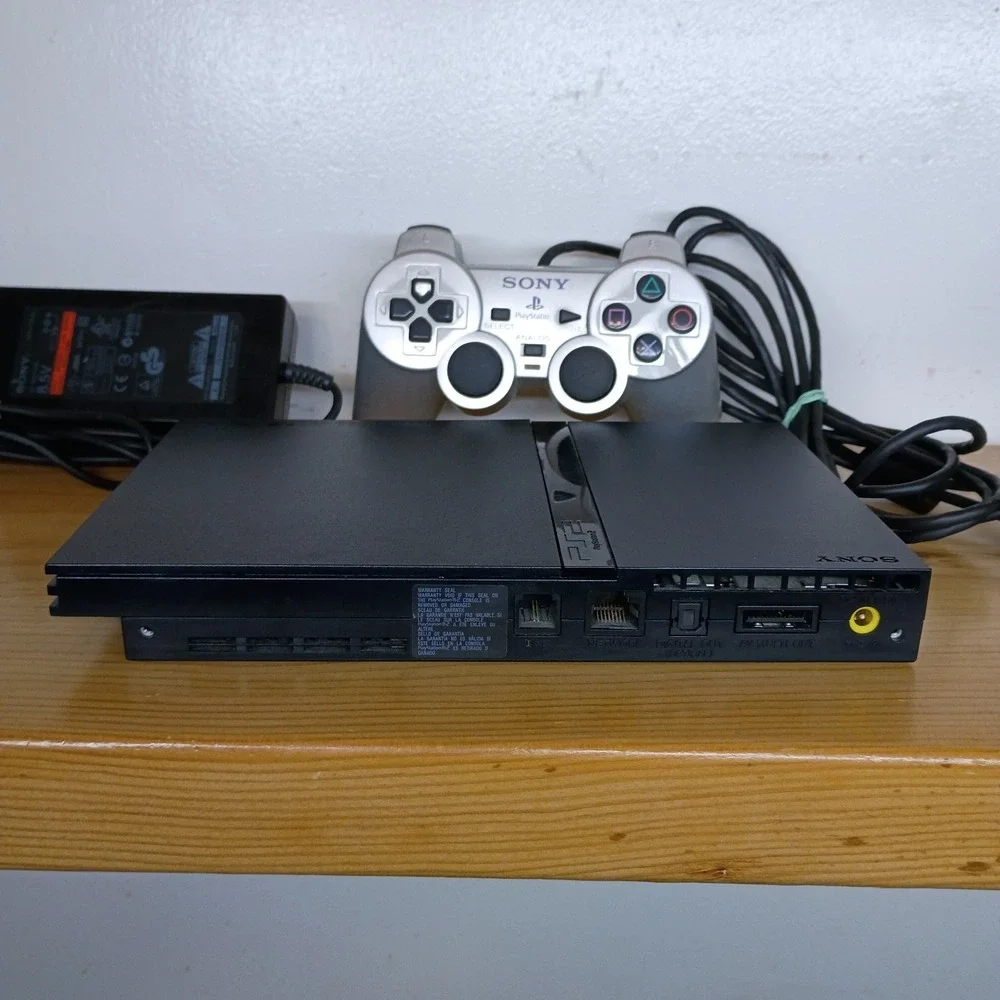 Sony PlayStation 2 PS2 Slim Console SCPH-70012 Black NTSC System